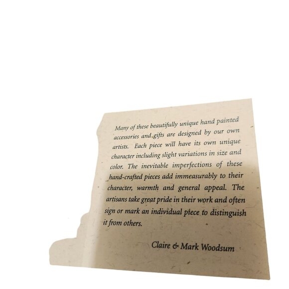 Hand Painted Snowman Coaster Set With Box By The Foreside Company - Picture 4 of 16